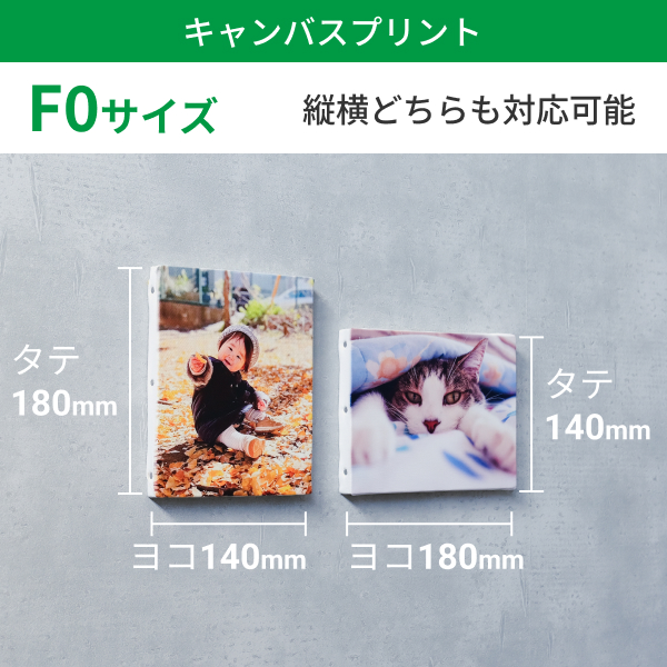 キャンバスプリント F0サイズ