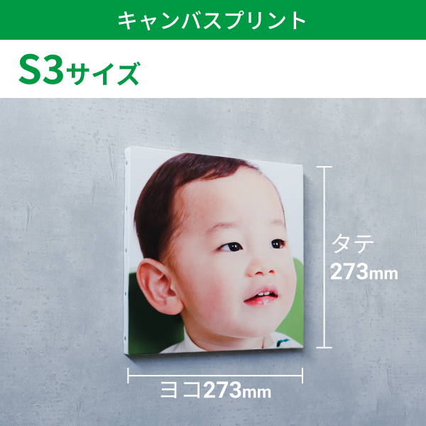 キャンバスプリント S3サイズ
